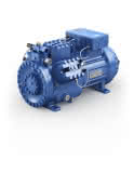 Bock CO2 Verdichter halbhermetisch HGX46/345-4 SH, 30,2m³/h Fördervolumen, CO2 transkritisch C170E vorgefüllt