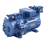Bock Verdichter halbhermetisch HGX56e/850-4, 73,8m³/h E55 vorgefüllt sauggasgekühlt