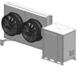 Copeland Gaskühlersatz OMTE-64T-TEM-0, CO2, Scroll, NK, 44,8kW, kompakt, 400V/3Ph/50Hz
