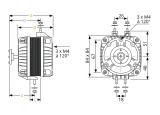 Glems Standard-Lüftermotor GT34 AX