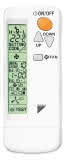 DAIKIN Infrarot Fernbedienung BRC7EB530W für FFA-A9 Sky Air mit Blendenelement standard konventionell