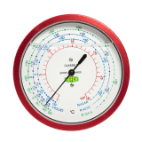 Refco Metallbalgmanometer NG 80 R5-320-M-R12 1/8" NPT