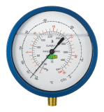 Refco Metallbalgmanometer NG 80 R5-220-DS-R744-30BAR 1/8" NPT CO2
