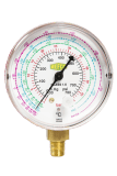 Refco Rohrfedermanometer NG 68 M2-250-DS-SUPER 1/8" NPT unten