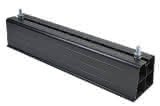 Plarock Aufstellbalken SB-350 Kunststoff schwarz 350mm inkl. M10 Schrauben 140kg (Set aus 2 Balken)