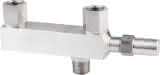 AWA Serviceventil S30W CuSn 2x IG NPTF 1/2" - AG NPTF 1/2"