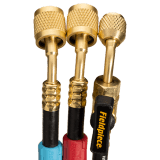 Fieldpiece Füllschlauch Set HR3CM 1,5m 3 Stück 2x 5/16"x1/4", 1x 1/4"x1/ 4" R32/ R410a