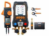 Testo Vakuumset Testo 558s smarte digitale Monteurhilfe mit Stromzange