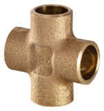 Conex IBP Kreuz Serie 4000 4180 22mm Rotguss