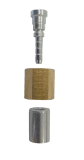 ZEC Press Fitting DN4 gerade 1/4" SAE, Preis per Stück