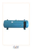 GVN Flüssigkeitssammler 400 Liter, liegend, 33bar, mit 3 Schaugläsern