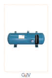 GVN Flüssigkeitssammler 25 Liter, liegend, 45bar, mit Schauglas