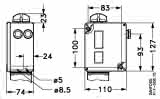 Danfoss Druckschalter RT6S M/15 10 bis 28bar, Bördelanschluss