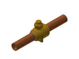 Danfoss Kugelabsperrventil ohne Schraderventil GBCH 18s 18mm CO2