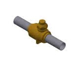Danfoss Kugelabsperrventil ohne Schraderventil GBCH 28s 28mm CO2