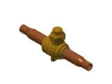 Danfoss Kugelabsperrventil ohne Schraderventil GBC 10s 10mm