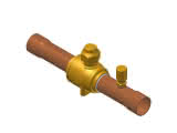Danfoss Kugelabsperrventil mit Schraderventil GBC 22s