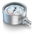 Bourdon Manometer Hochdruck R407C oR Glycerin