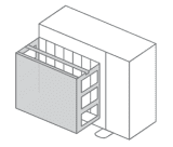 Mitsub. -Windsch.blende PAC-SJ 06 AG-E