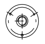 Penn    -Kanaalflens    T-752-1001