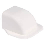 VECAMCO Wandabdeckung 90x65mm RAL9010 - More 1