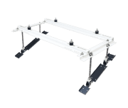 Rodigas Dachkonsole MT 600 Stahl Tragfähigkeit 140kg 45° B:370-790mm T:160-400mm - More 1