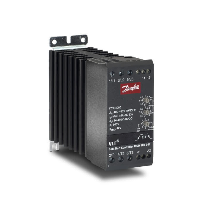Danfoss Softstarter MCD100-007 208-240V 15A 4kW - Detail 1