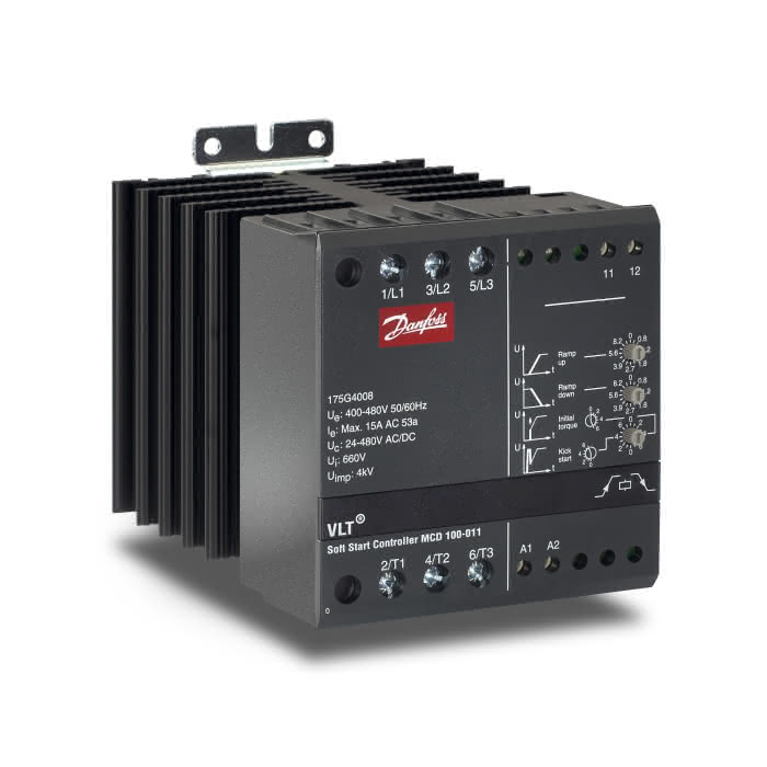 Danfoss Softstarter MCD100-011 500-600V 25A 15kW - Detail 1