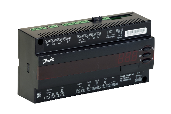 Danfoss Regler/ Überwachungsmodul für Optyma Plus "neue Generation" ohne Druckmessumformer und ohne Temperaturfühler - Detail 1