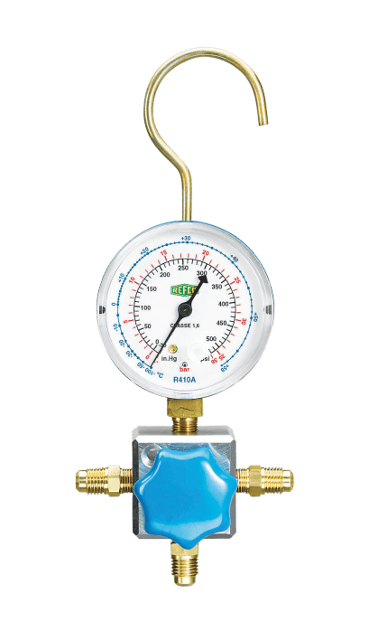 Refco 1-Weg Monteurhilfe M1-8-LP-DS-R134a ohne Zubehör in Verkaufskarton - Detail 1