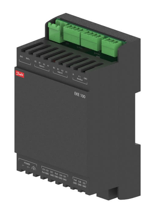 Danfoss Überhitzungsregler EKE 100 2V IP20 24V geschlossenes Gehäuse ohne Dispaly - Detail 1
