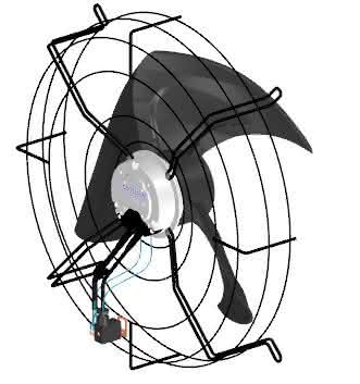 Tecumseh Lüftereinheit VTL 450mm mit EC Motor - Detail 1