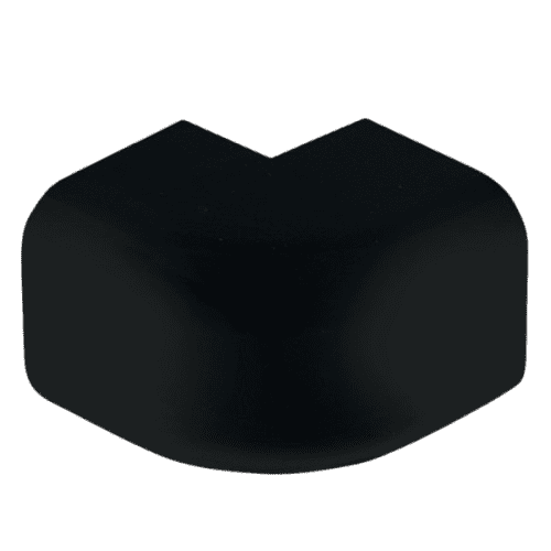 VECAMCO Außenbogen 80x60mm schwarz - Detail 1