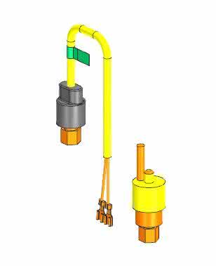 Tecumseh Mini-Pressostat HP 30,7bar Autoreset - Detail 1