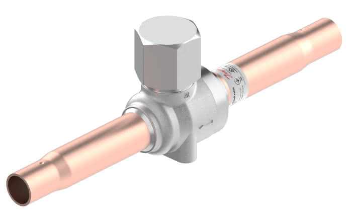 Danfoss Kugelabsperrventil ohne Schraderventil GBC 10s H 10mm 90bar/ R744 - Detail 1