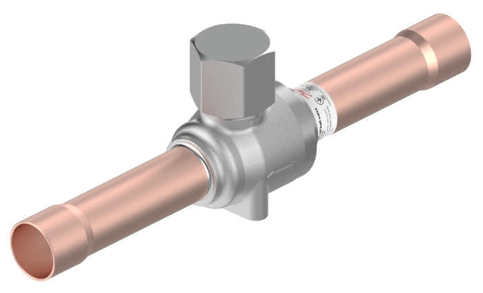 Danfoss Kugelabsperrventil ohne Schraderventil GBC 16s H 16mm 90bar/ R744 - Detail 1