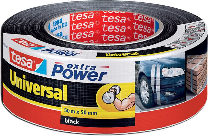 Tesa Gewebeband schwarz universal 50mm/50m - Detail 1