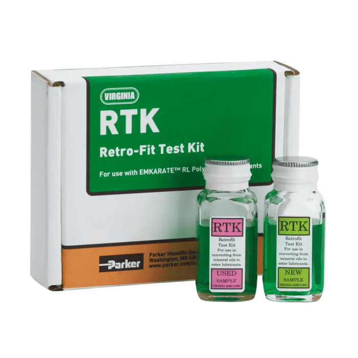 Parker Virginia Schmierstoffe, Vakuumpumpenöle und Öl-Testkits RTK - Detail 1