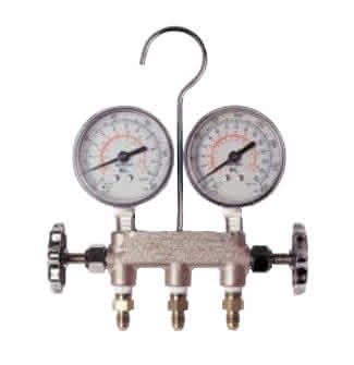 ITE Monteurhilfe für NH3 1/4" mit HD / ND Manometer - Detail 1