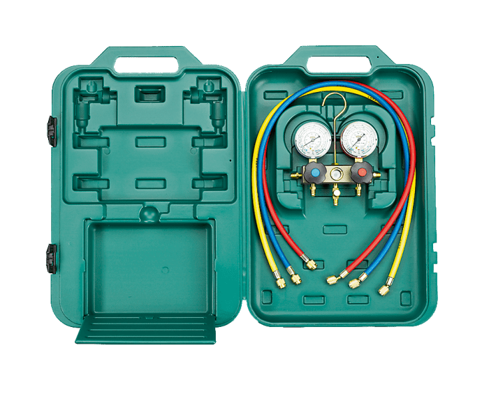 Refco 2-Weg Monteurhilfe BM2-3-DS-R32-CA mit Rohrfedermanometer M2 - Detail 1