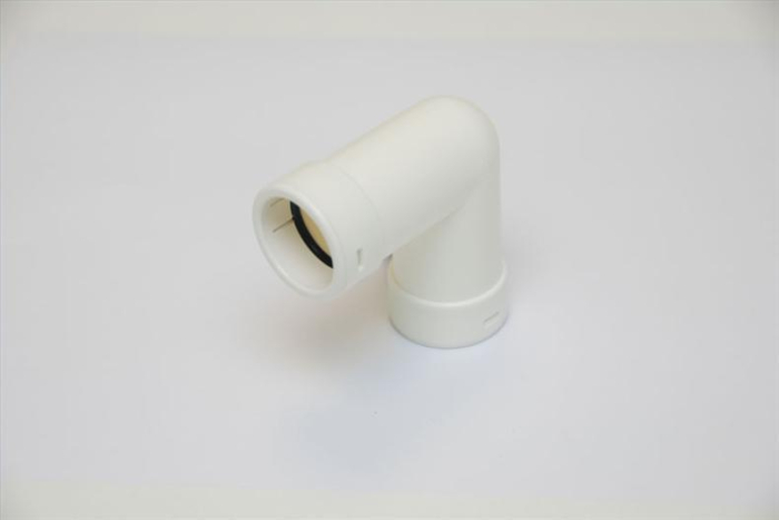 Linum Kniestück RDP20-C90 90° hartes Abflussrohr Durchmesser 20mm - Detail 1
