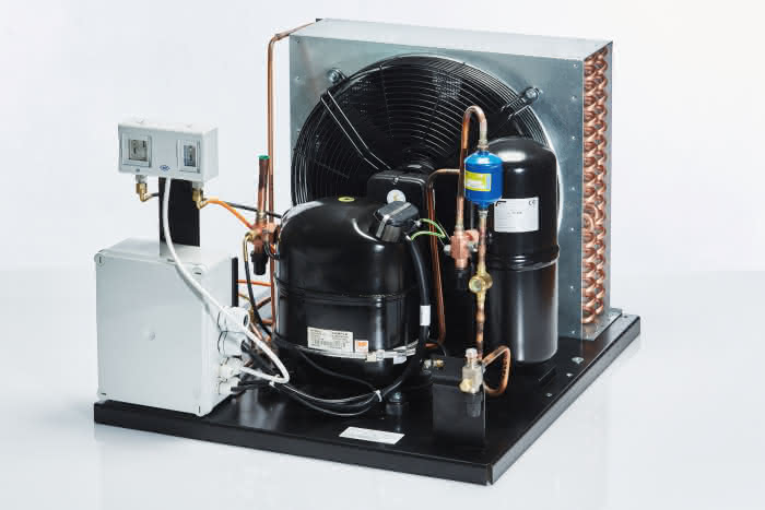 Embraco Verflüssigungssatz vollhermetisch UNJX6244U 220-240V 50Hz MBP CSR R290 - Detail 1