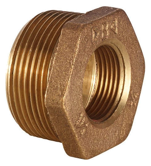 Conex IBP Reduziernippel AG R konisch IG Rp zylindrisch Serie 3000 3241 1/2"x3/8" Rotguss - Detail 1