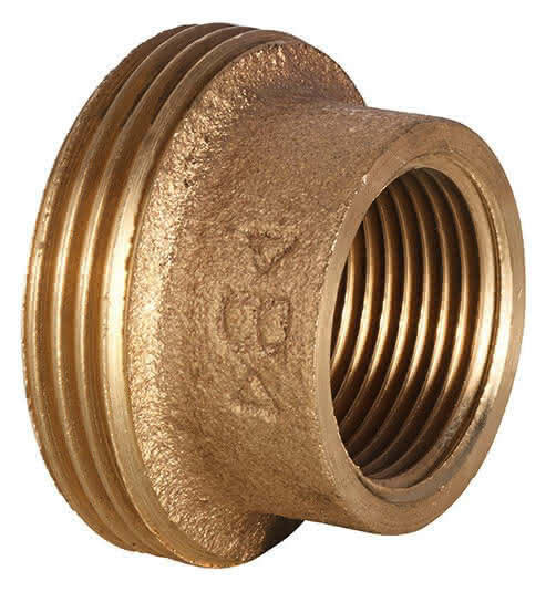 Conex IBP Einschraubteil flach dichtend IG Rp zylindrisch AG G zylindrisch Serie 3000 3370 1 1/2"x2 1/4" Rotguss - Detail 1
