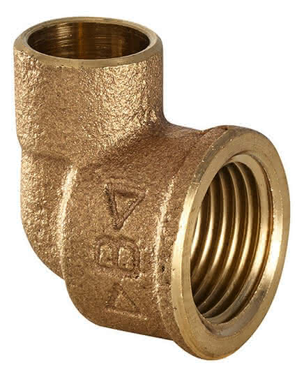 Conex IBP Winkel 90 Grad IG Rp zylindrisch Serie 4000 4090 16x3/8" Rotguss - Detail 1