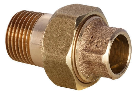 Conex IBP Rohrverschraubung konisch dichtend AG R konisch Serie 4000 4341 22x1/2" Rotguss - Detail 1