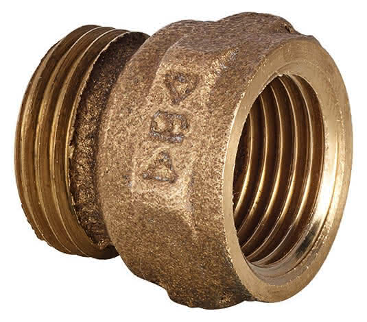 Conex IBP Einschraubteil konisch dichtend IG Rp zylindrisch AG G zylindrisch Serie 4000 4380 1 1/4"x1 1/2" Rotguss - Detail 1