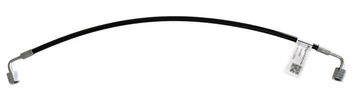 ZEC Schlauch DN4 0,5 m winkel/winkel 1/4" SAE, 0° - Detail 1