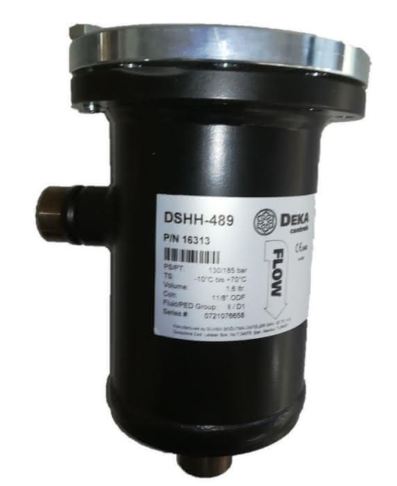 Deka Filtertrocknergehäuse DSHH-485 für 1 Blocktrockner 16mm/5/8" bis 120bar - Detail 1