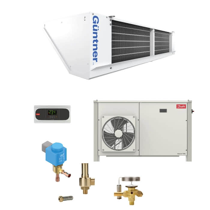 FrigoLine Kälteset FL-KS-D-CO2-NK-1.3E 1 Verdampfer 3°C CO2 - Detail 1